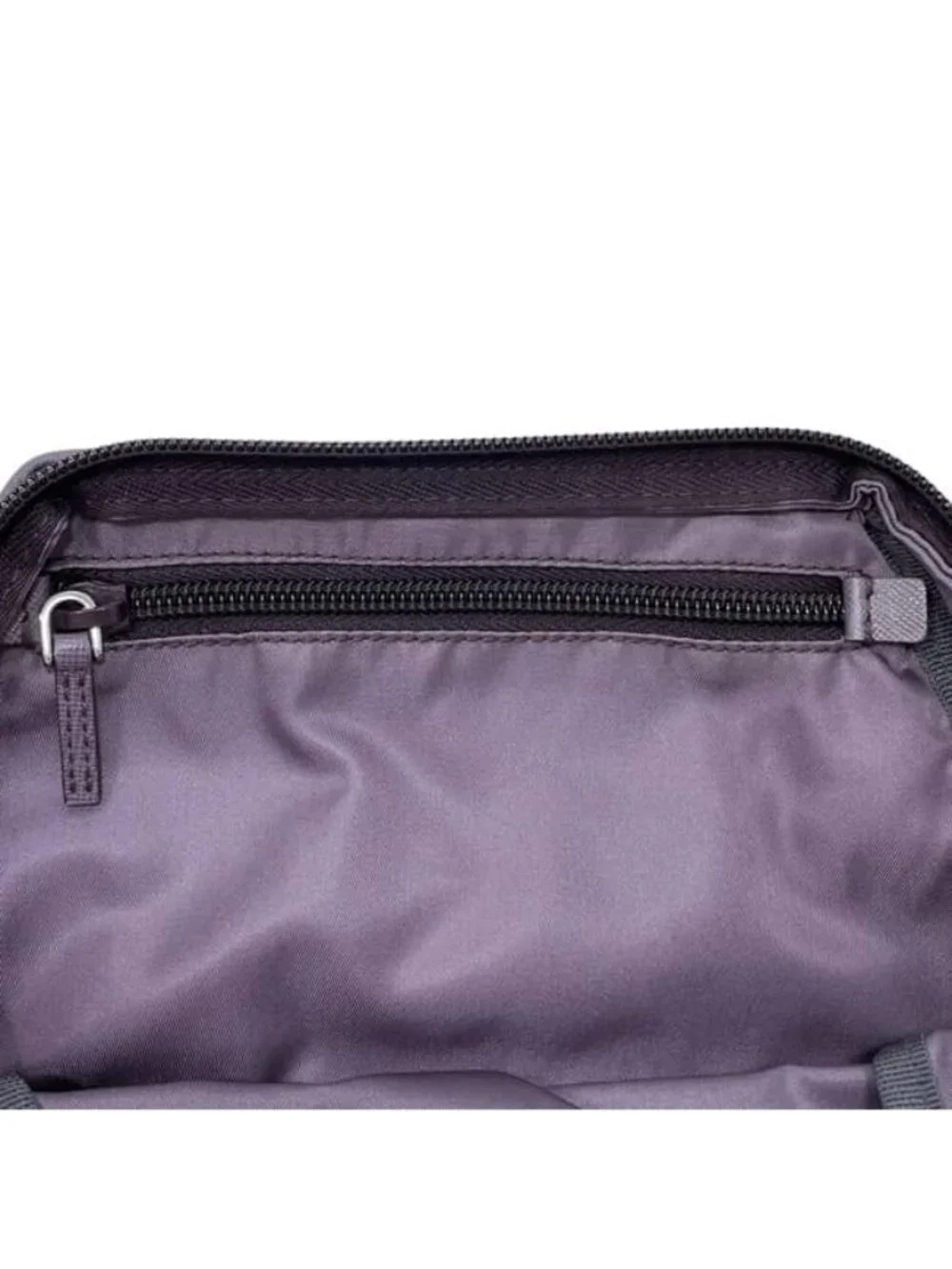 Prada Pouch Purple Mirtillo Vala Case Nylon 42 Zipper